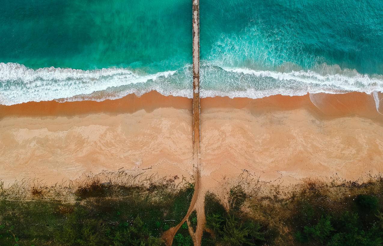 海洋鸟瞰图