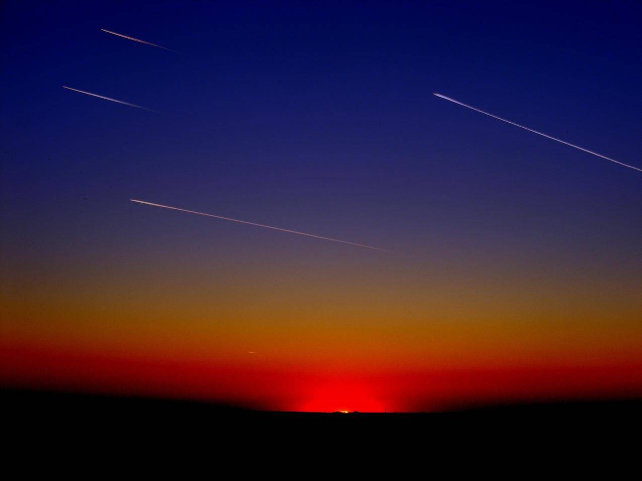 夜空中的星星