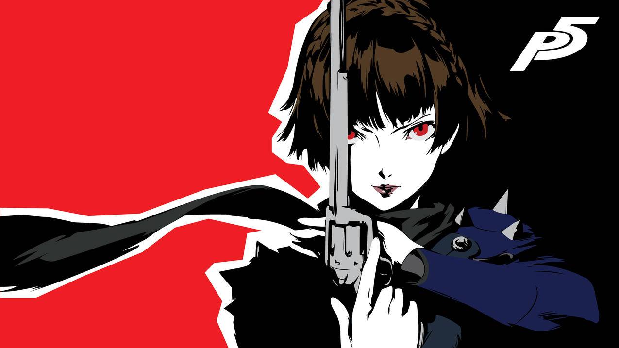 《女神异闻录5》,新岛真,4k高清壁纸