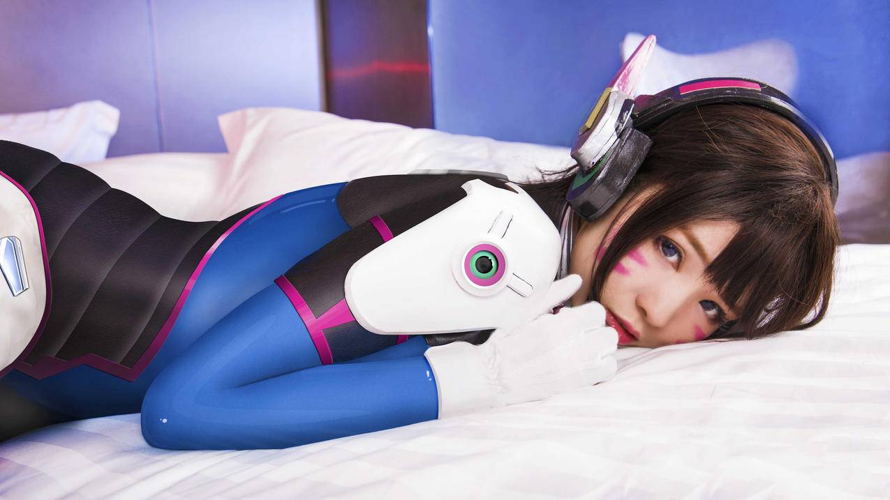 《守望先锋》D.VA,4K高清壁纸
