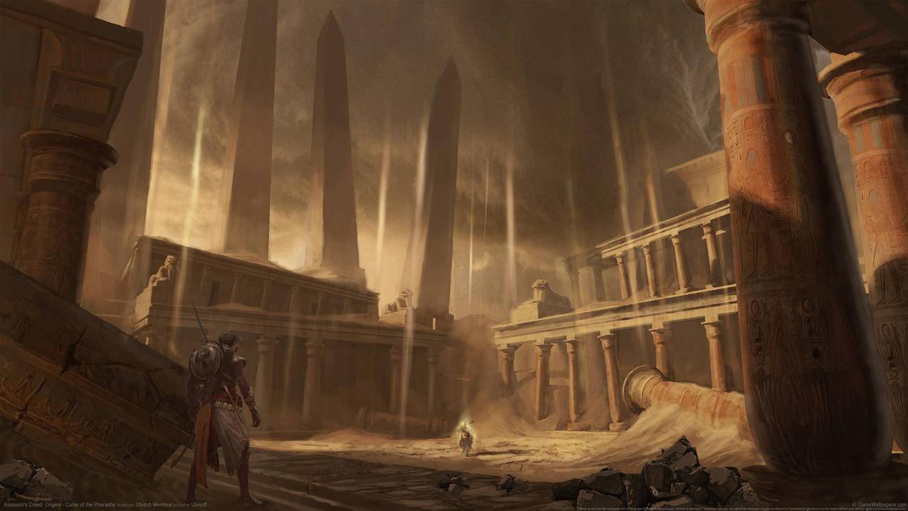 《刺客信条-起源/Assassin-s,Creed-,Origins》,4K高清壁纸