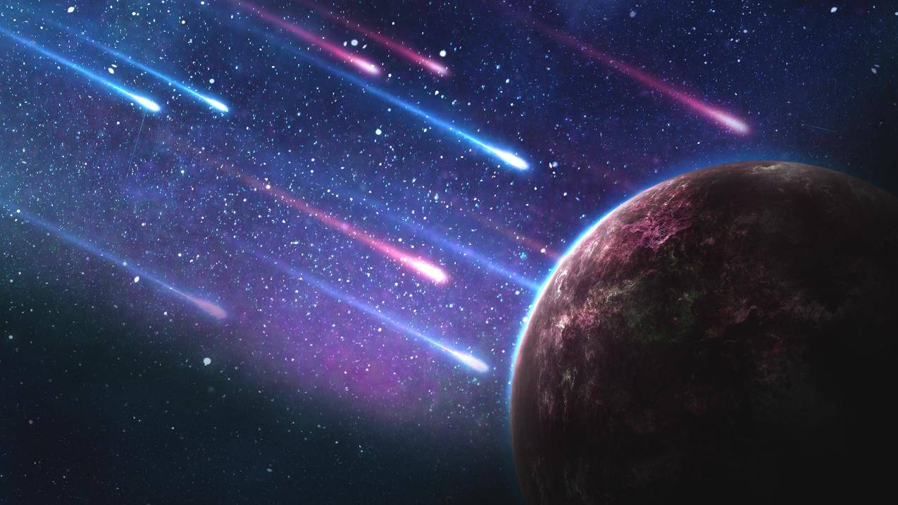 空间,星系,行星,宇宙,小行星,彗星,4K壁纸