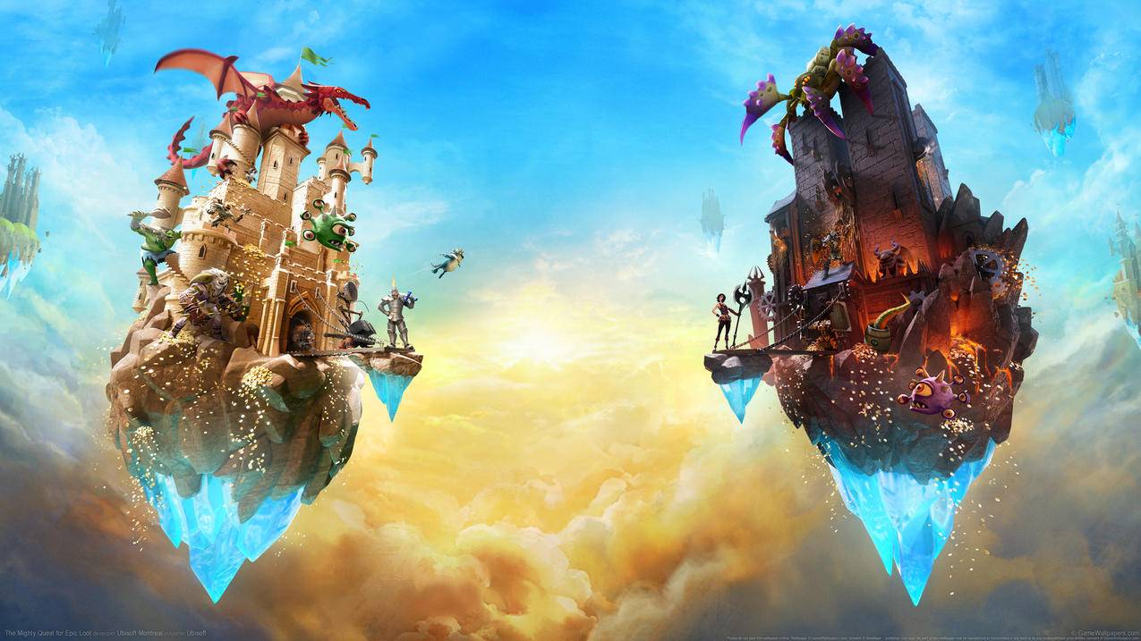 《城堡抢翻天-The,Mighty,Quest,for,Epic,Loot》,4K游戏壁纸