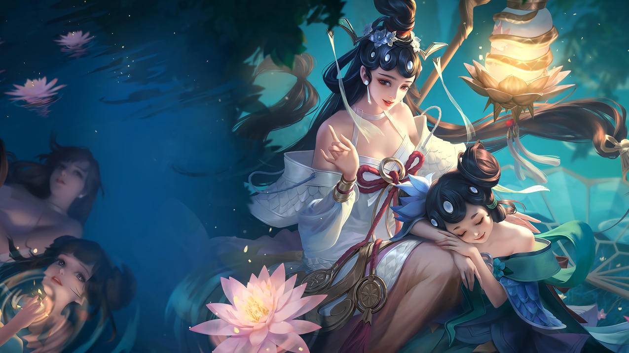 白蛇大乔,王者荣耀4k高清壁纸