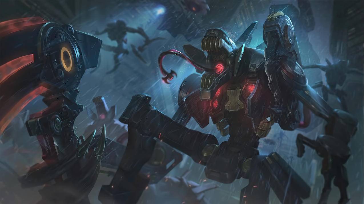 《英雄联盟LOL（禁卫机甲-费德提克）》,4K游戏高清壁纸