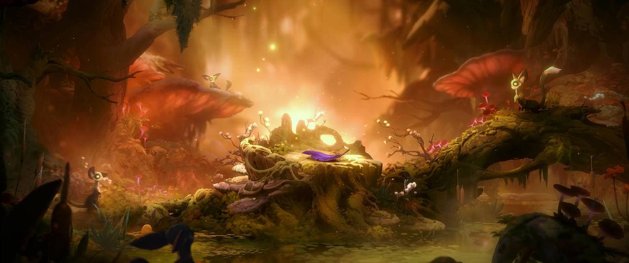 奥日与鬼火意志Ori,and,the,Will,of,the,Wisps3440x1440壁纸