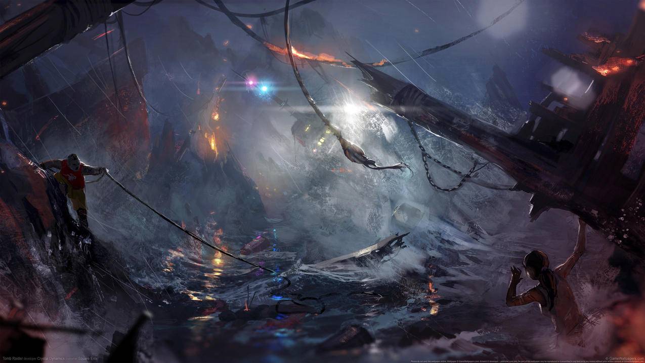 《古墓丽影9/Tomb,Raider》,4K游戏高清壁纸