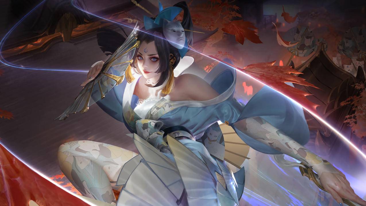 《王者荣耀（魅语-不知火舞）》,4K游戏高清壁纸