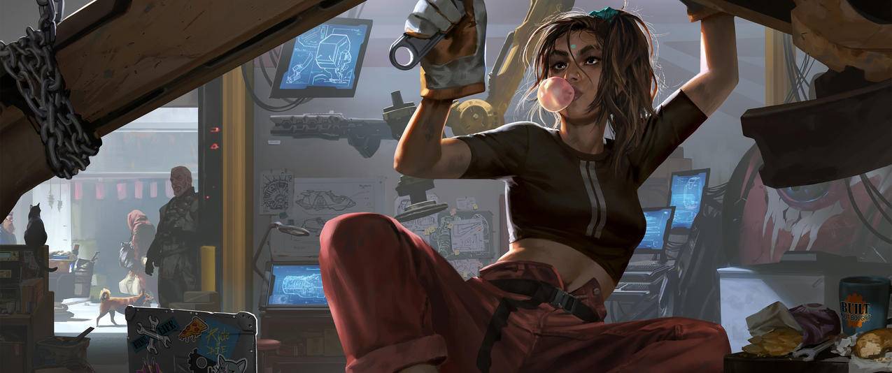 《Apex英雄（Apex,Legends）》3440x1440带鱼屏游戏美女壁纸