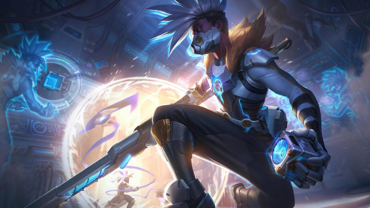 未来战士-艾克《英雄联盟（lol）》2020,4K高清晰图片