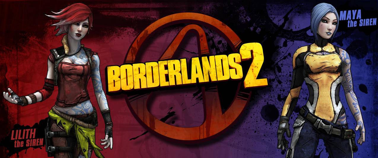 无主之地2Borderlands,2,3440x1440游戏壁纸