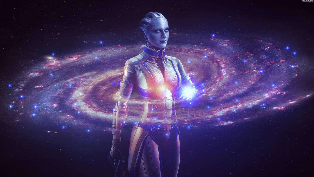 《质量效应-Mass,Effect,Liara》,星际,外星人,4K高清壁纸