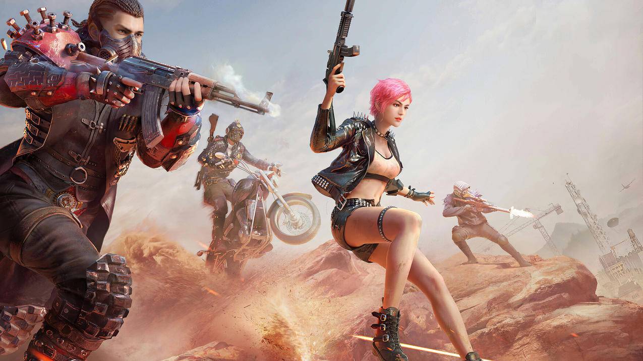 《PUBG绝地求生大逃杀（沙漠激战）》2020,4K游戏高清壁纸