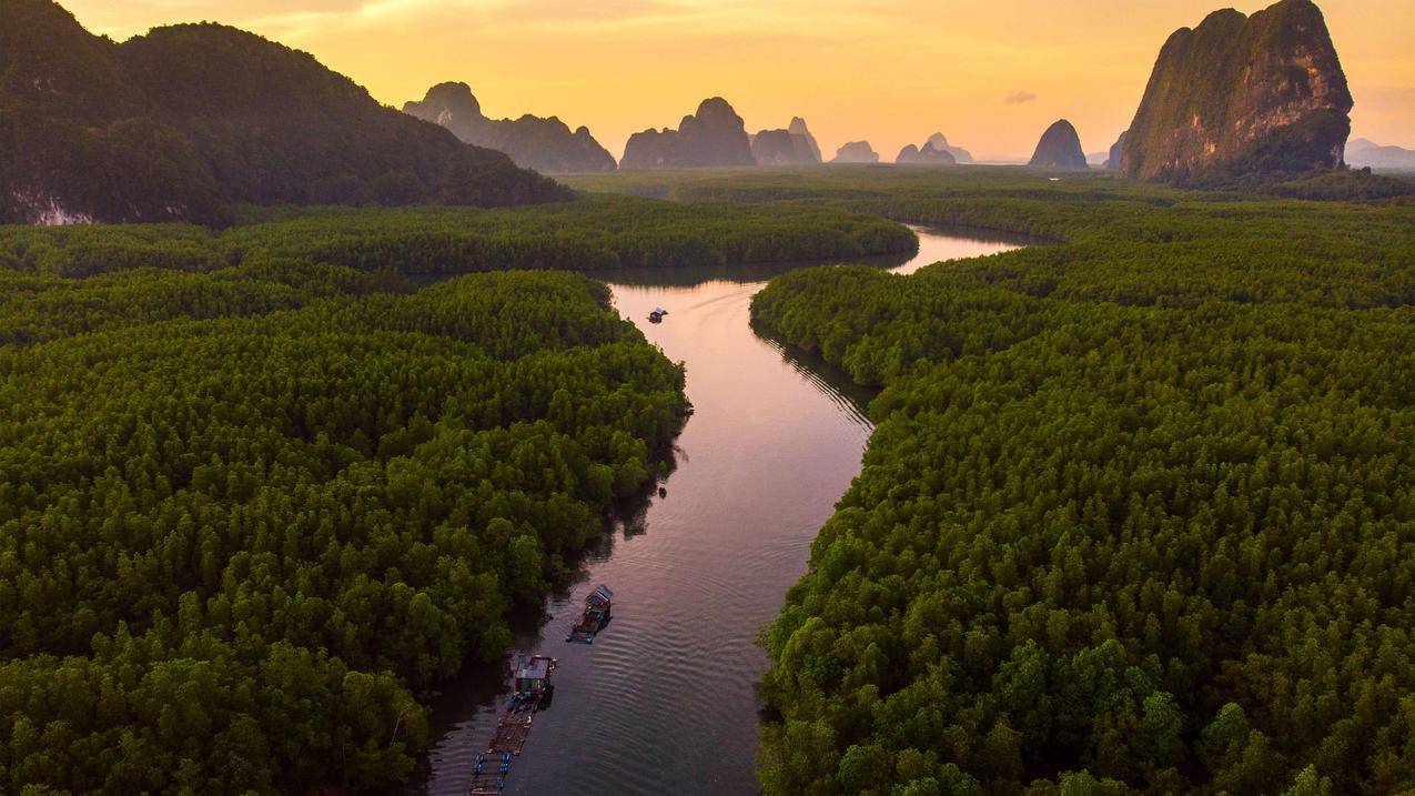 微软,win10,世界河流,风景,4K高清壁纸