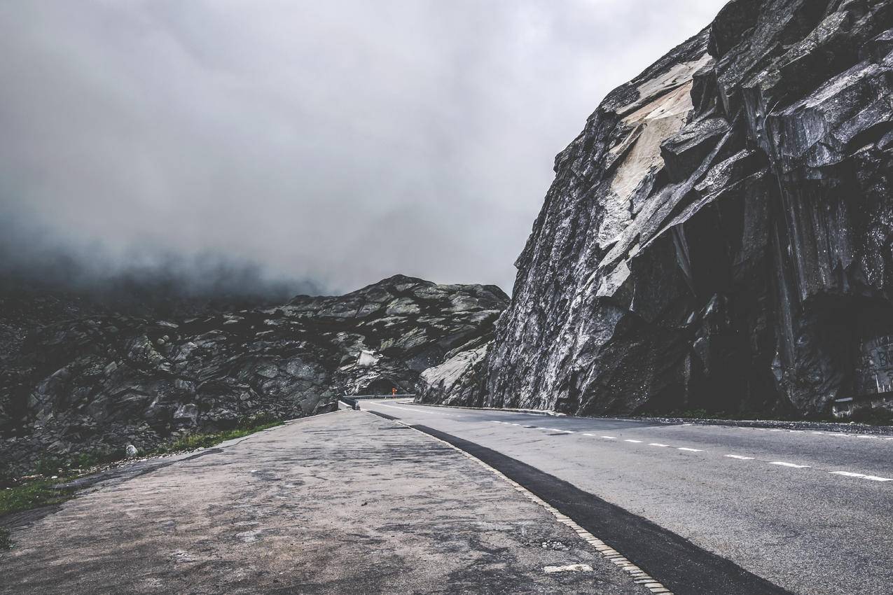 cc0可商用图片,冷,黑白,道路,景观
