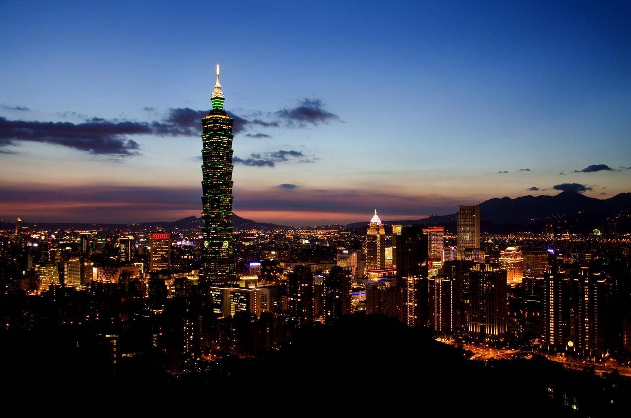 阳光,城市,日落,地标cc0可商用图片