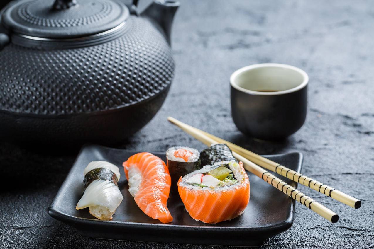 日本料理,酱油,面包,海鲜,水壶,寿司,5K美食图片
