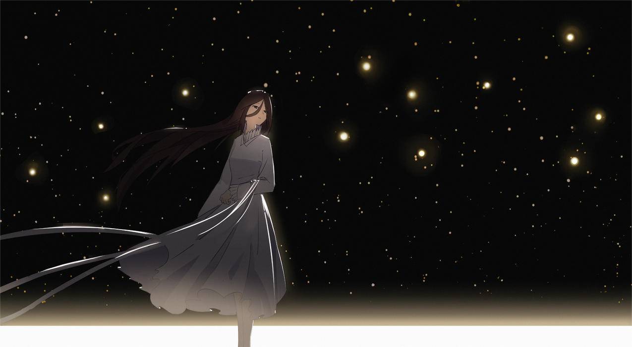星光,女孩,长裙,4K高清动漫壁纸