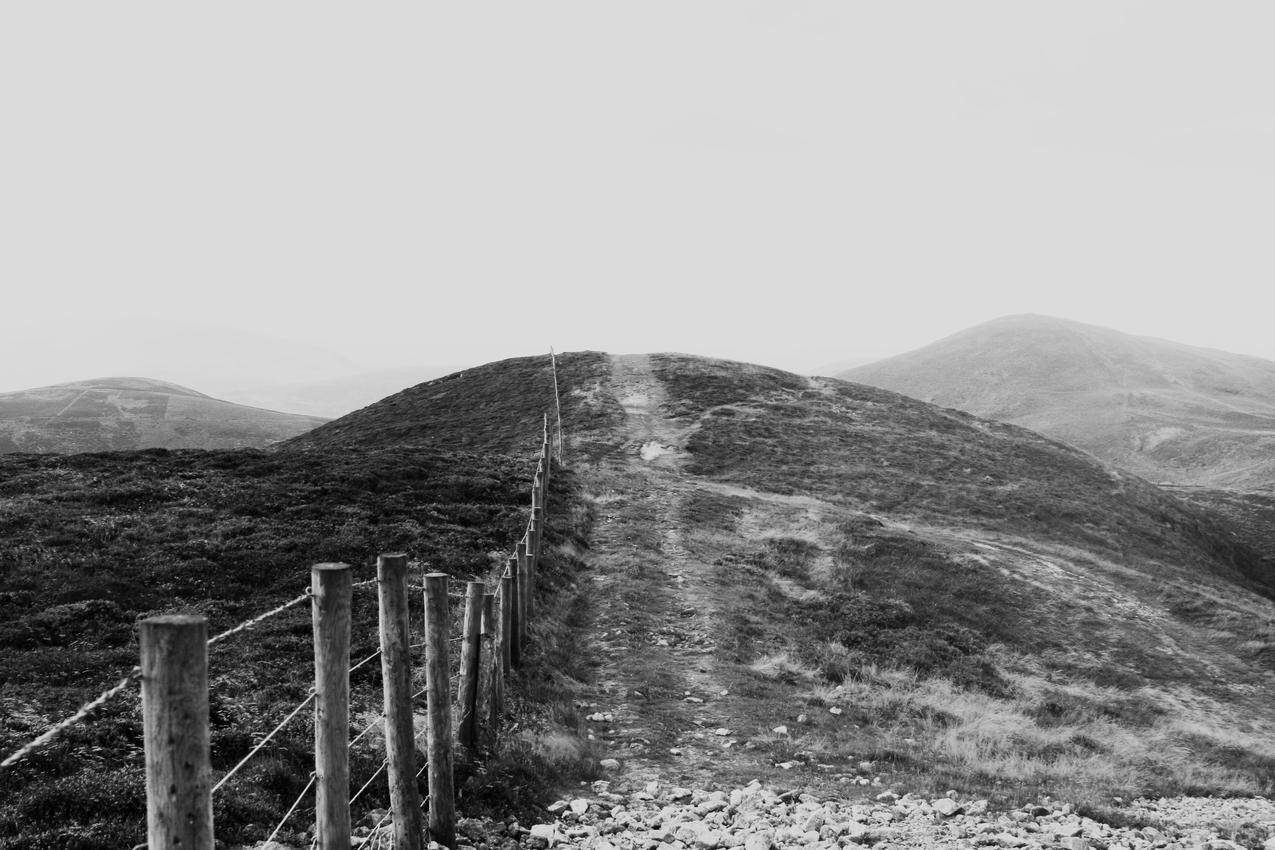 山路,山,白色,高清壁纸