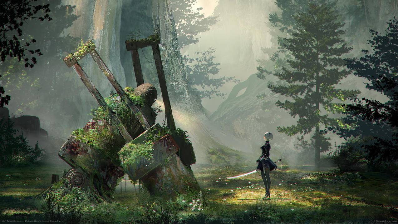 《尼尔：机械纪元/Nier,Automata》,4K游戏高清壁纸