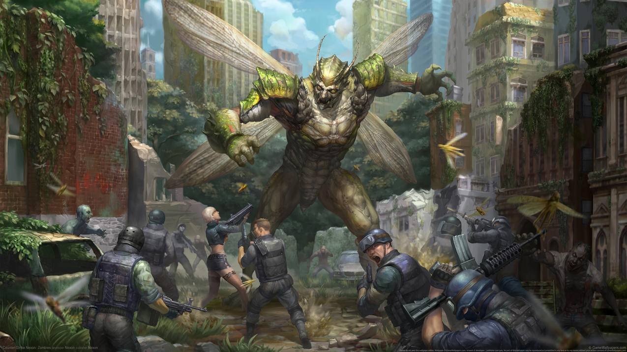 《反恐精英:僵尸/Counter-Strike,Nexon Zombies》4K游戏高清壁纸