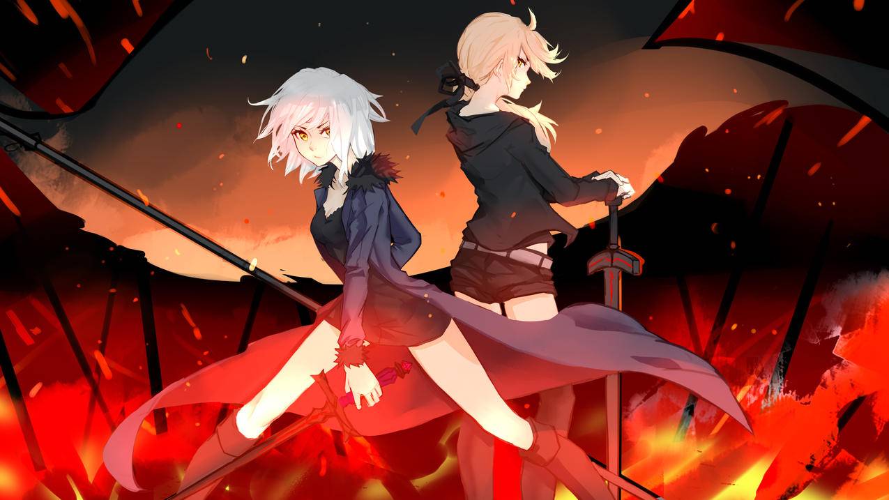 《Fate_Grand,Order,Saber,Alter》阿尔托利亚・潘德拉贡,Fate,Series,4K高清动漫壁纸