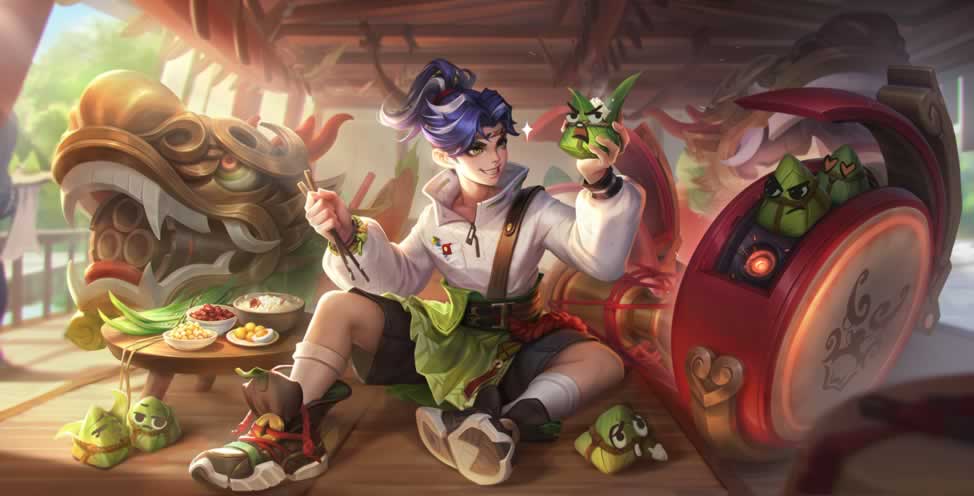 蒙犽-龙鼓争鸣王者荣耀高清游戏壁纸免费下载(图1)