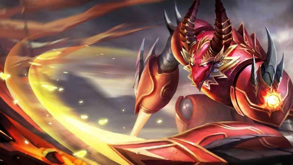 墨子-龙骑士王者荣耀高清游戏壁纸免费下载(图1)