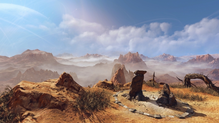 电脑游戏 风景 向导 野生狩猎 电子游戏 艺术 截图 阳光 云朵 CG 天空 4K 壁纸.jpg