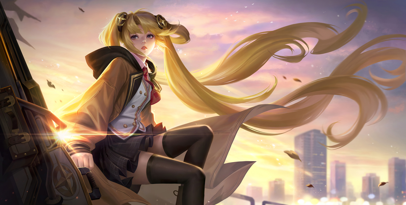 电子游戏角色 《王者荣耀》 黑色丝袜 4K壁纸.jpg