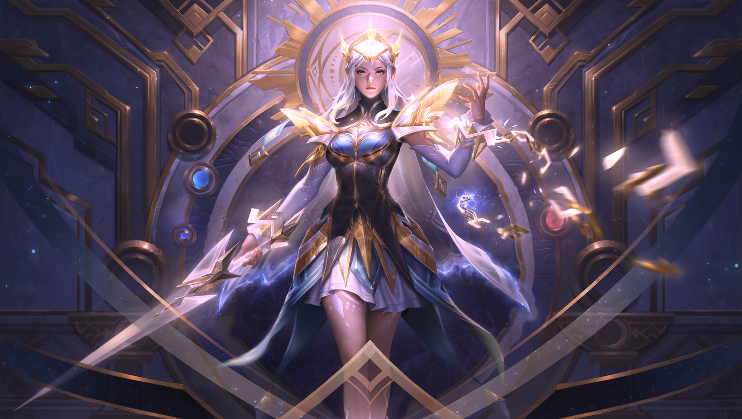 电子游戏角色 幻想女孩 幻想艺术 服装 4K壁纸.jpg